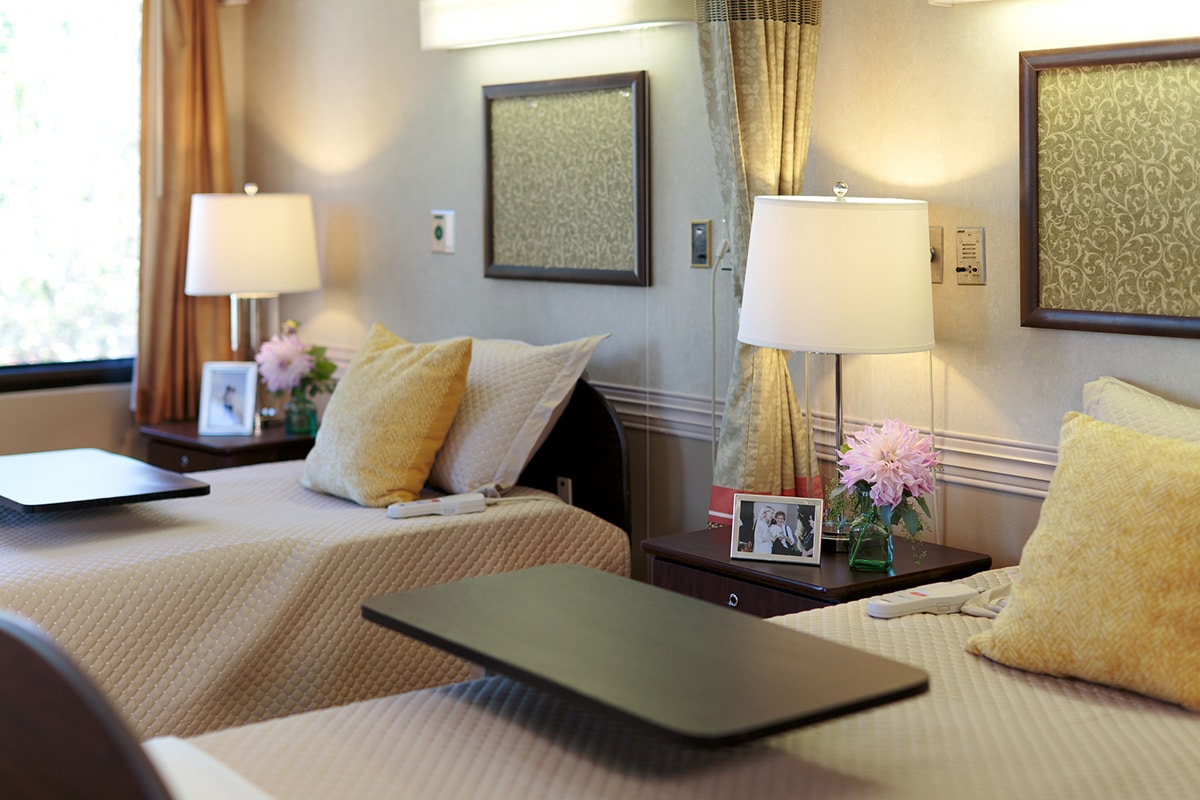 A shared room for residents at Vasona Creek