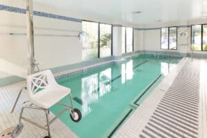 The indoor pool at Vasona Creek